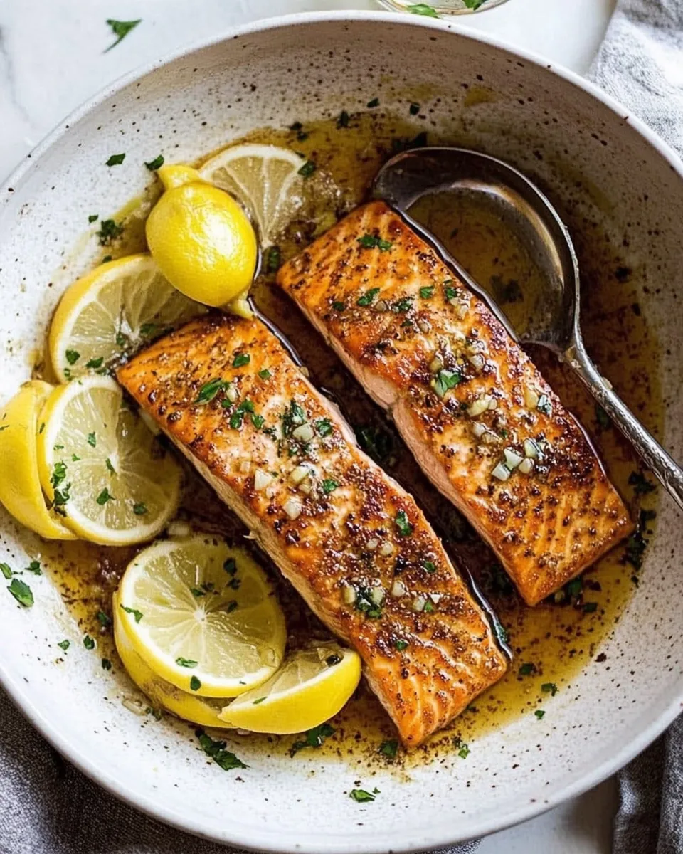 Quick Easy Honey Garlic Salmon Recipe dish photo
