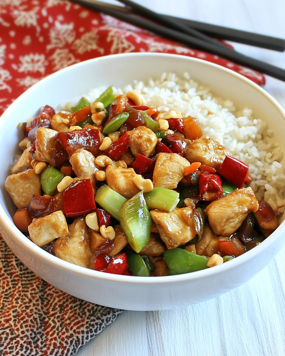 Classic Easy Kung Pao Chicken image