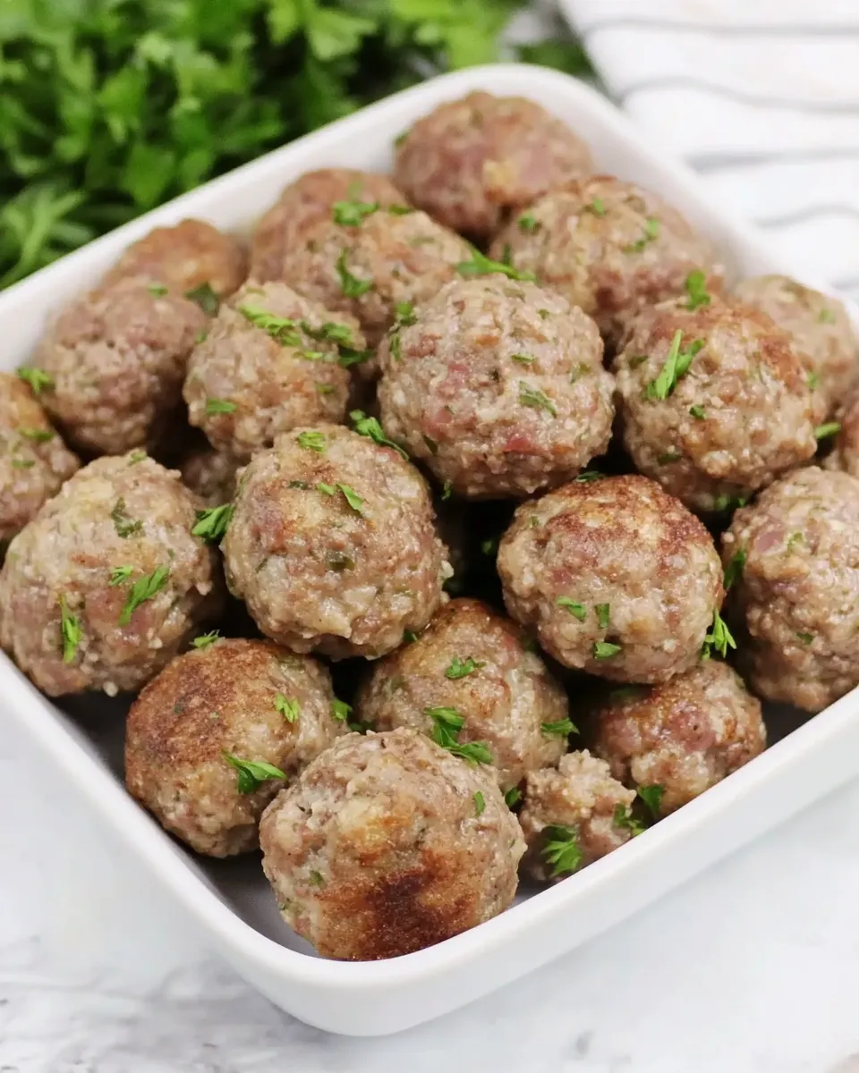 Quick Easy Meatball Recipe dish photo