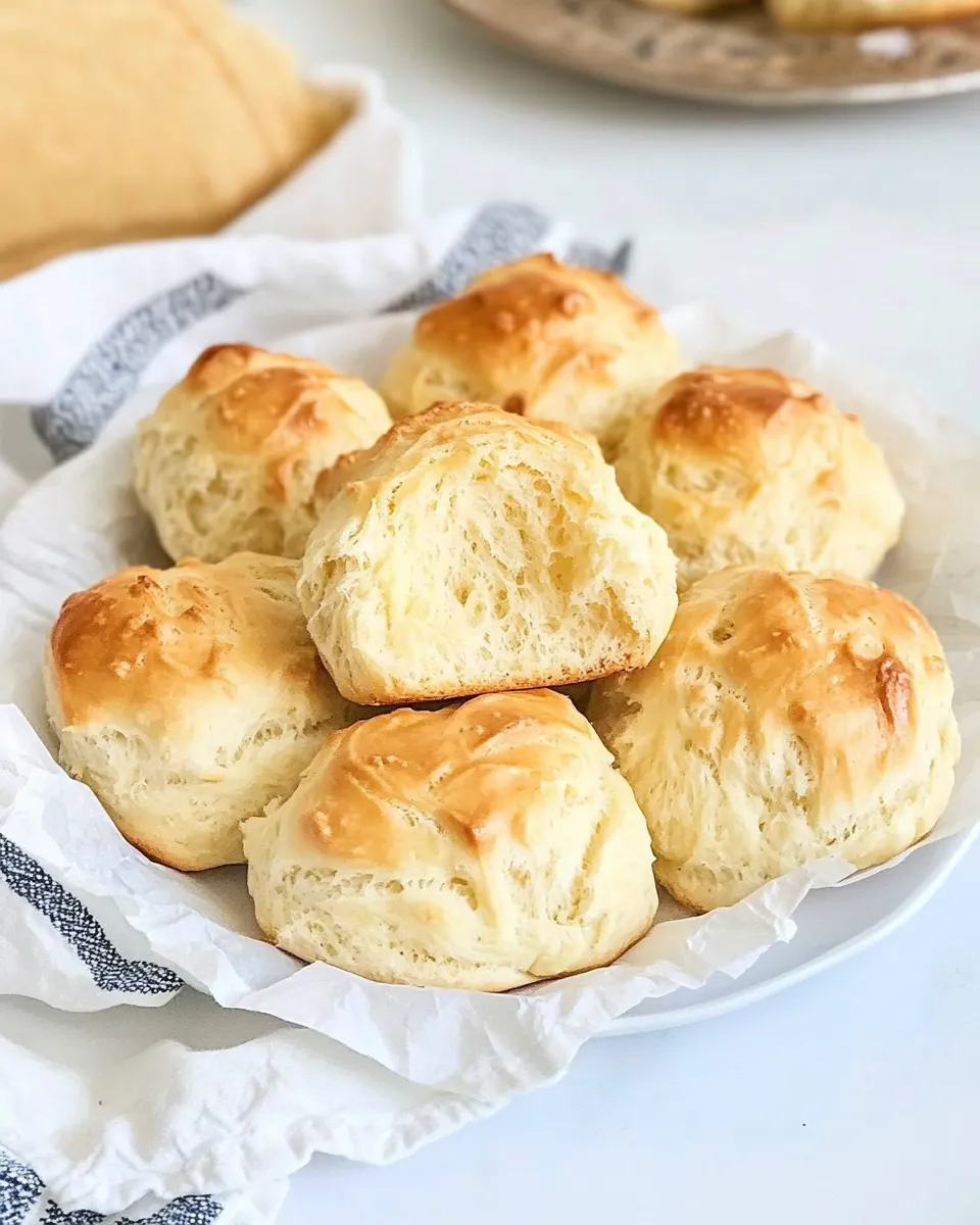 Classic Easy No Yeast Dinner Rolls recipe image