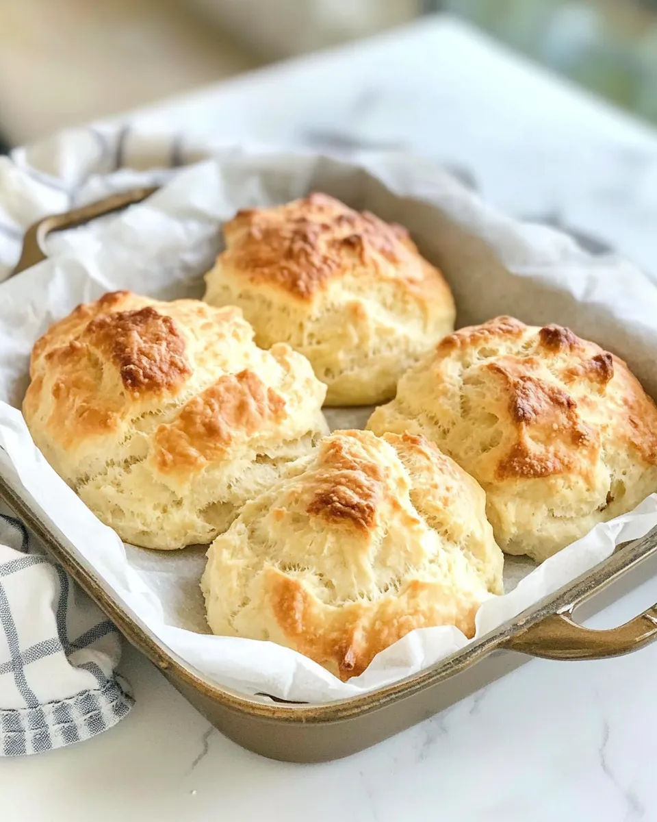 Quick Easy No Yeast Dinner Rolls food shot