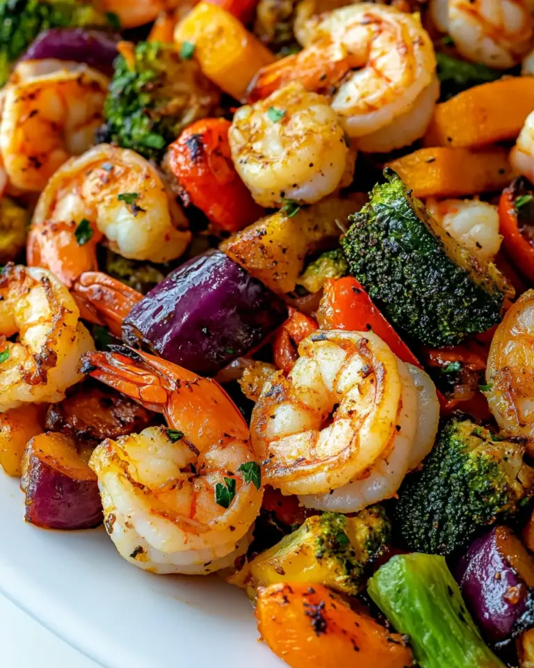 Homemade Easy One Pan Roasted Shrimp and Veggies photo