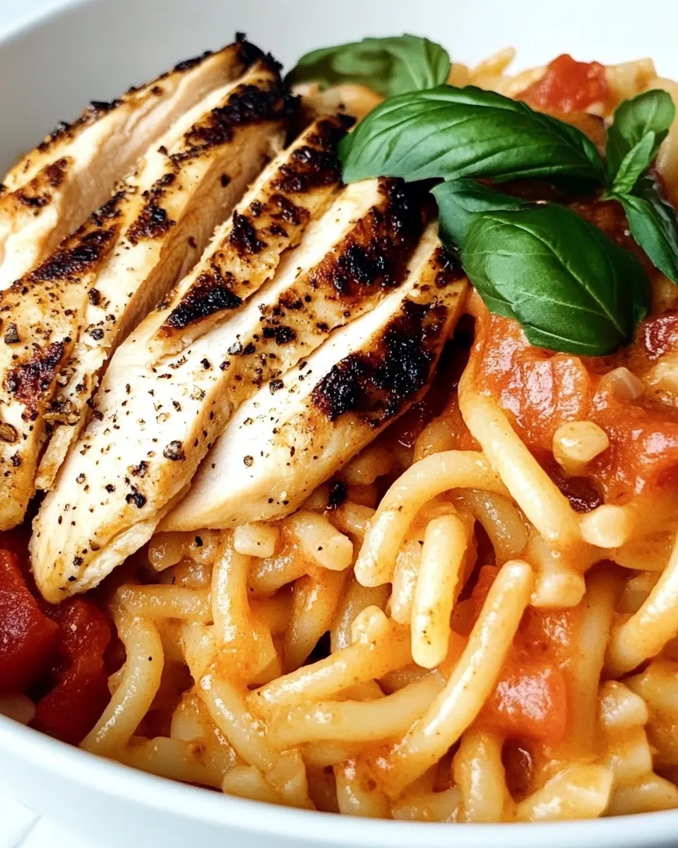 Homemade Easy Pasta Dinner with Chicken recipe photo