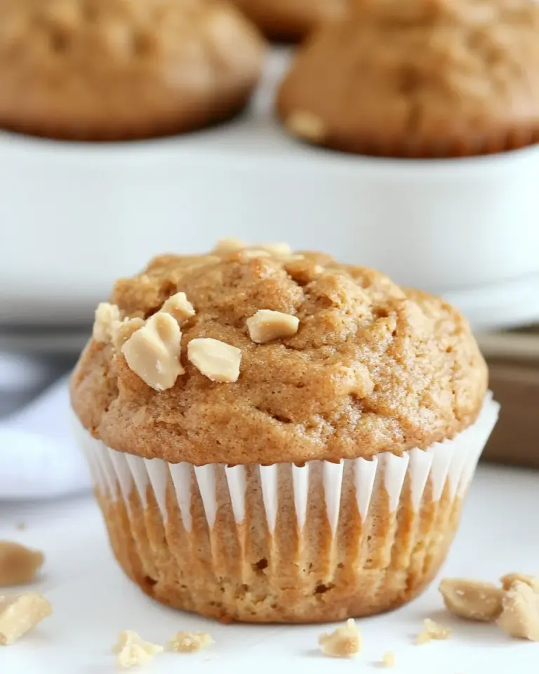 Homemade Easy Peanut Butter Muffins photo