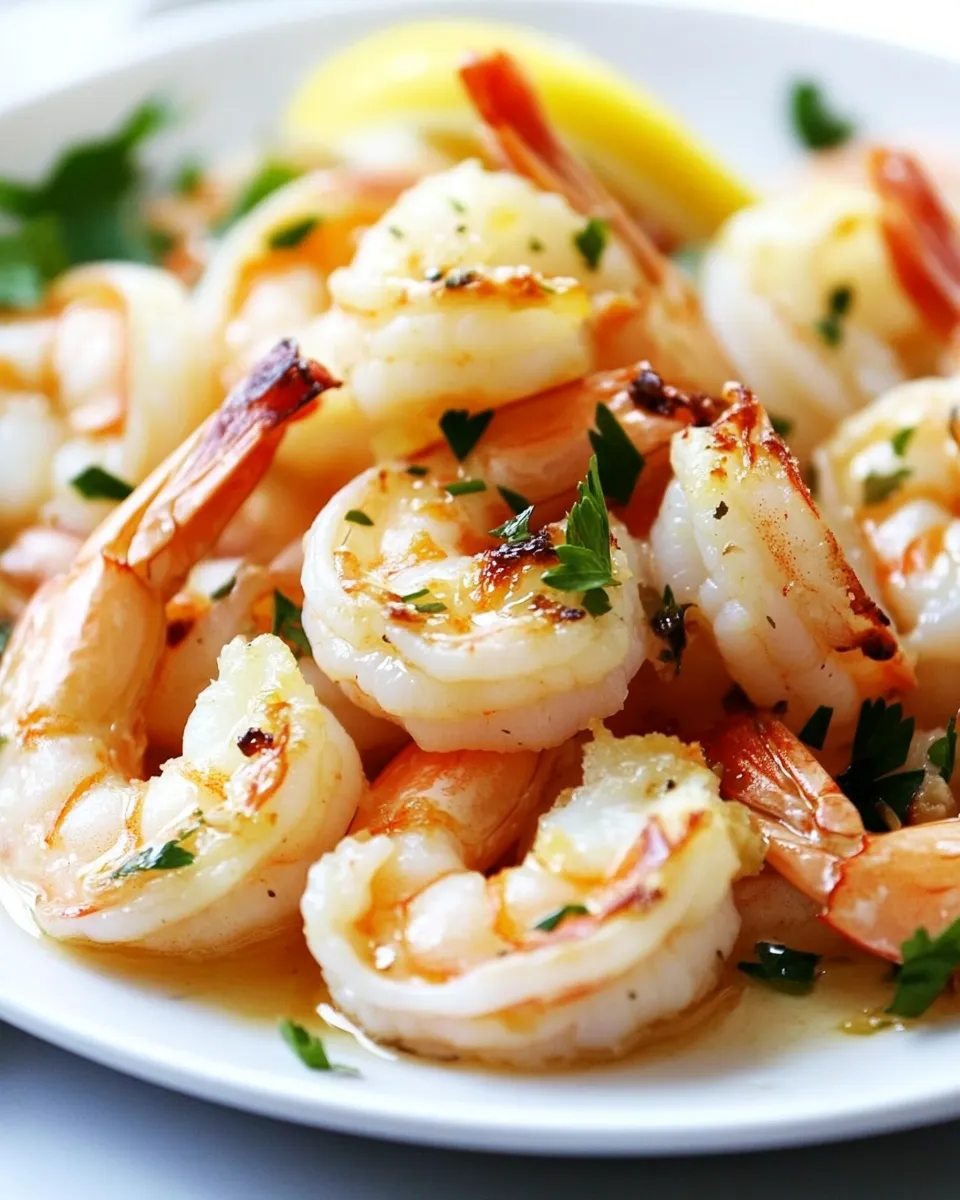 Homemade Easy Roasted Lemon-Garlic Shrimp photo