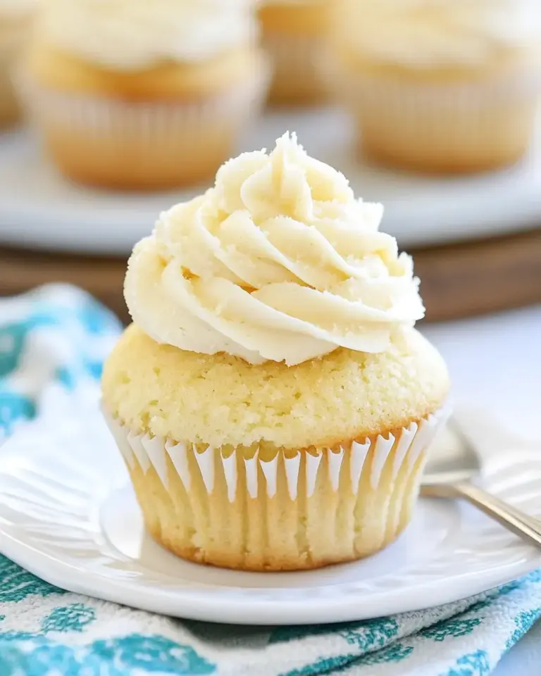 Homemade Easy Vanilla Cupcake Recipe photo