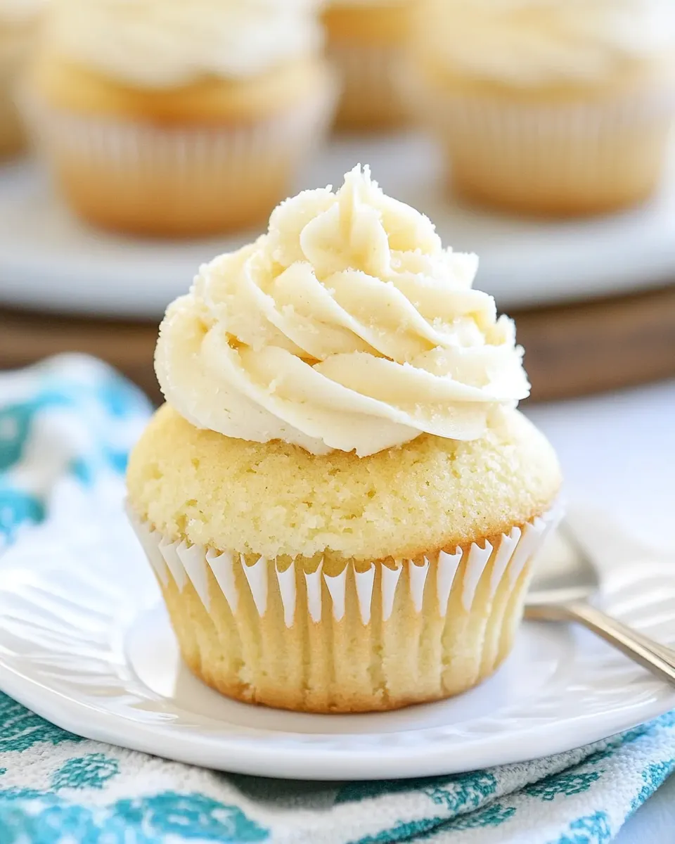 Homemade Easy Vanilla Cupcake Recipe photo