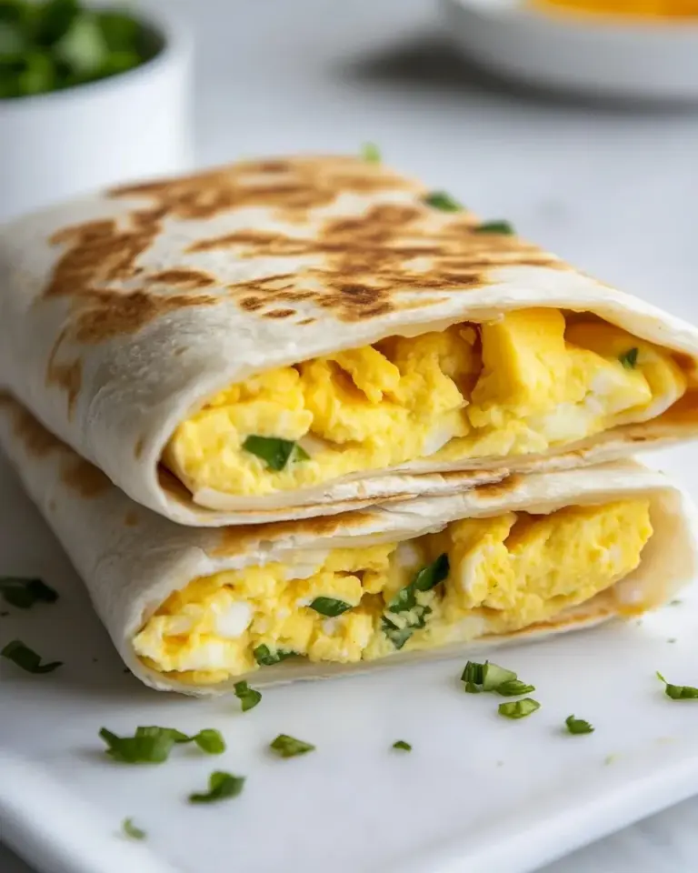 Homemade Egg Burrito recipe photo
