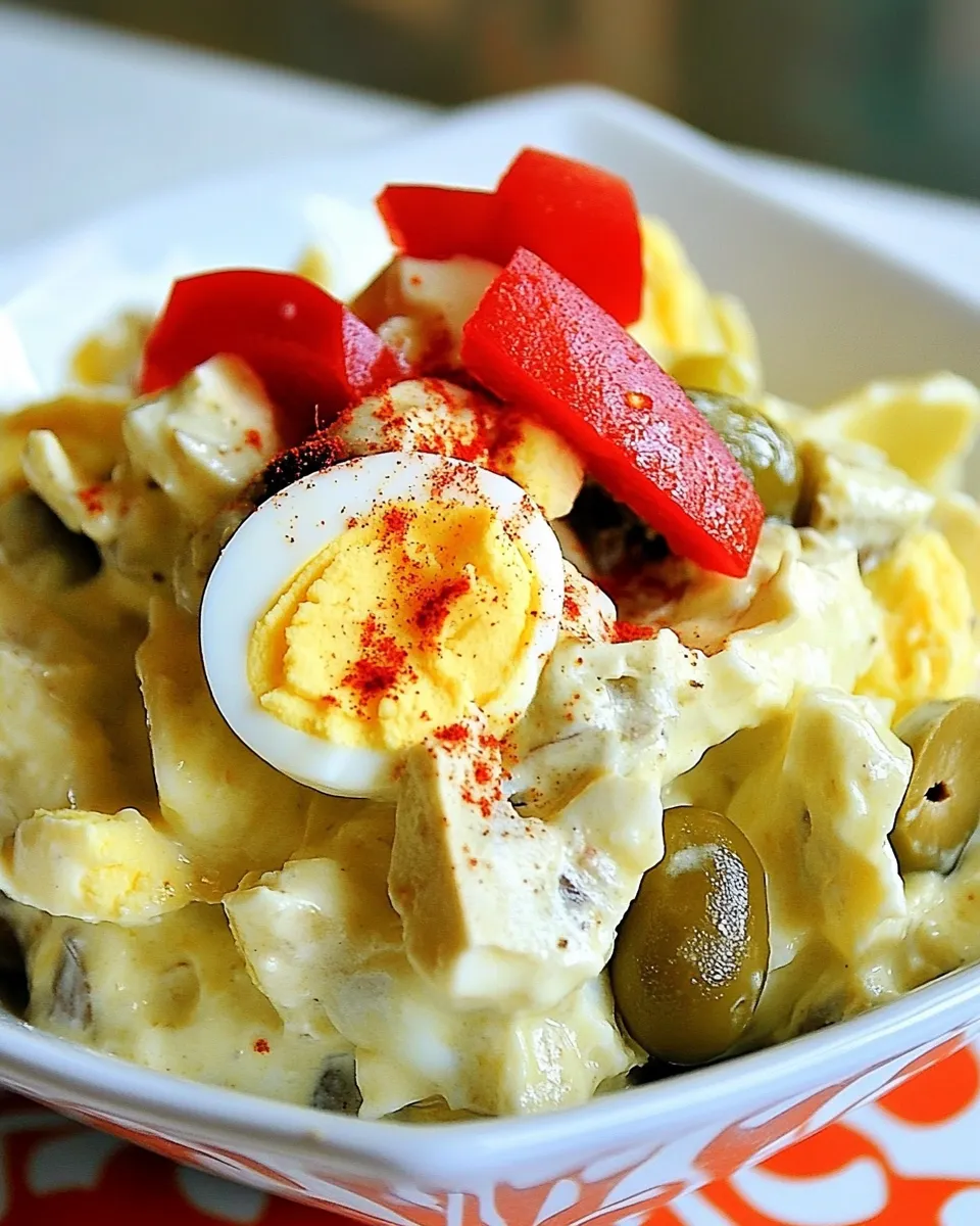 Homemade Egg Salad with Olives Recipe photo