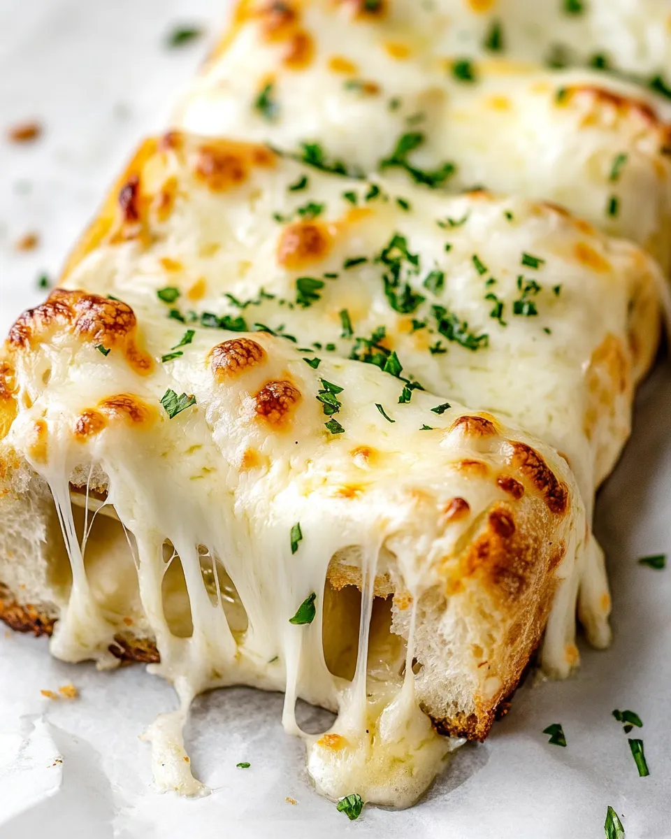 Classic Extra Cheesy Garlic Bread image