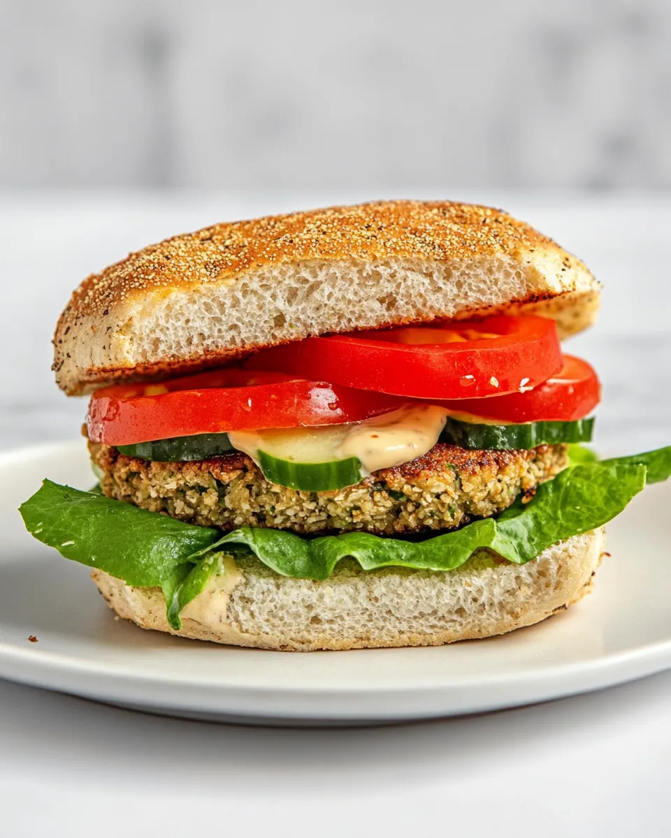 Classic Falafel Burger dish photo