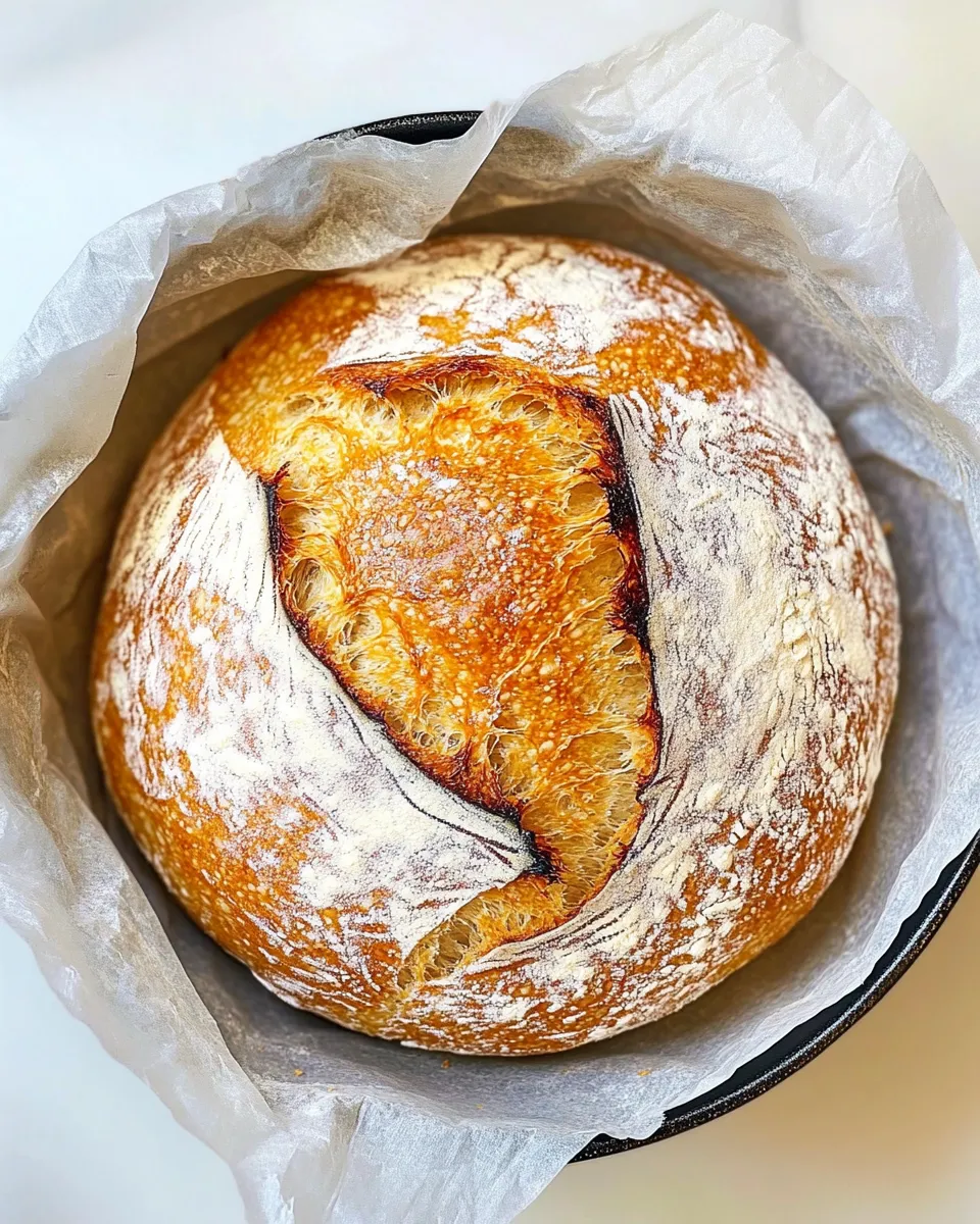Delicious Fast and Easy No Knead Bread dish photo