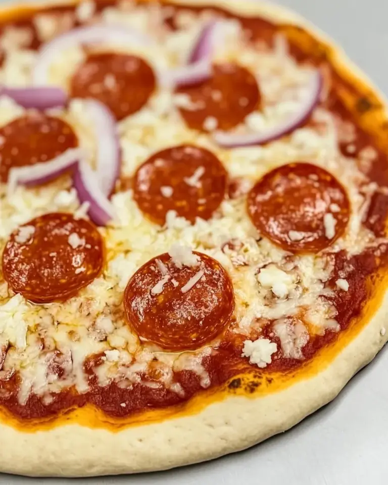 Homemade Fathead Pizza Dough recipe photo