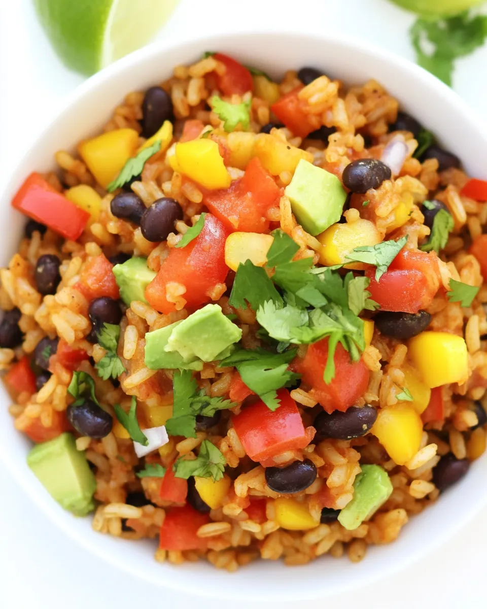 Classic Fiesta Rice and Black Beans image