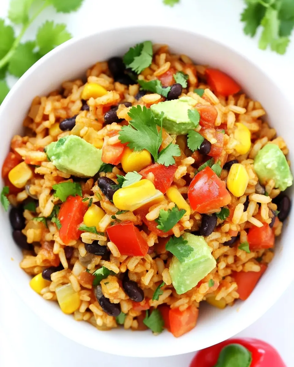 Easy Fiesta Rice and Black Beans recipe photo