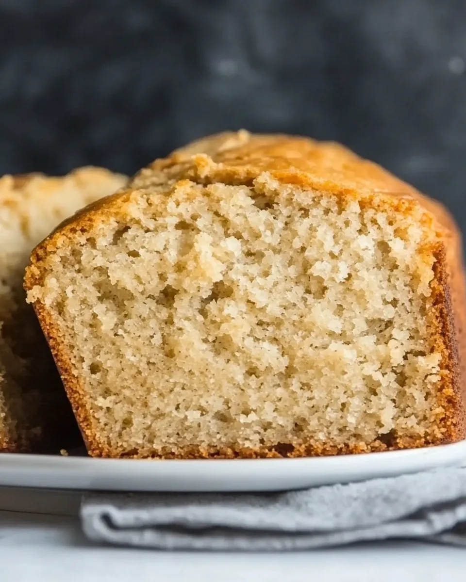 Easy Flourless Banana Bread food shot