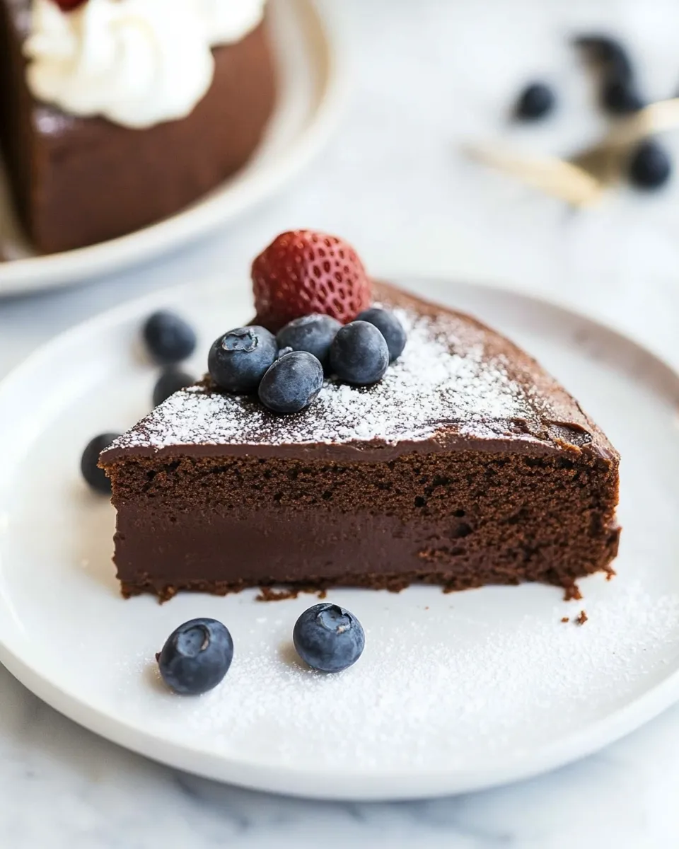 Classic Flourless Keto Chocolate Cake image