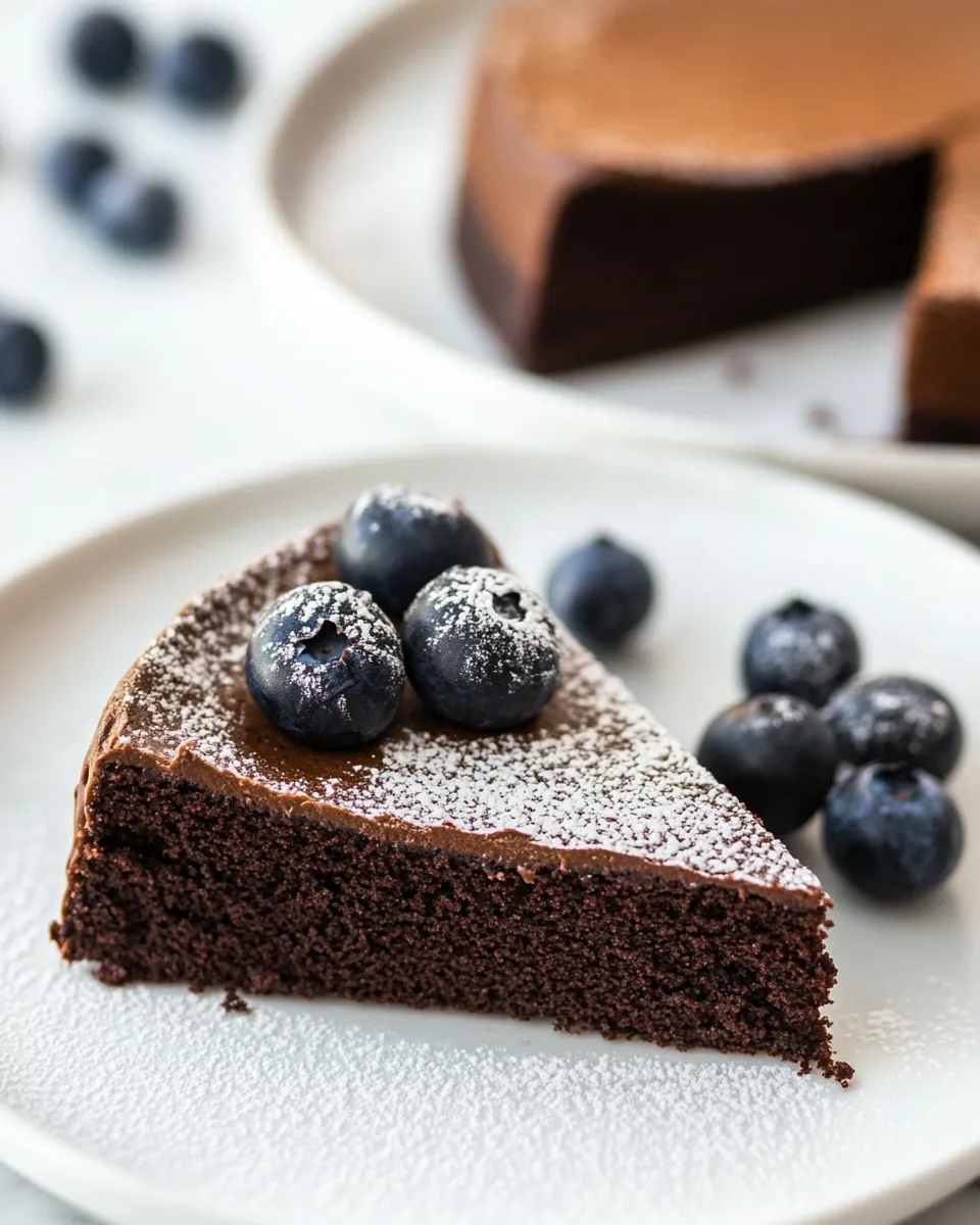 Easy Flourless Keto Chocolate Cake recipe photo