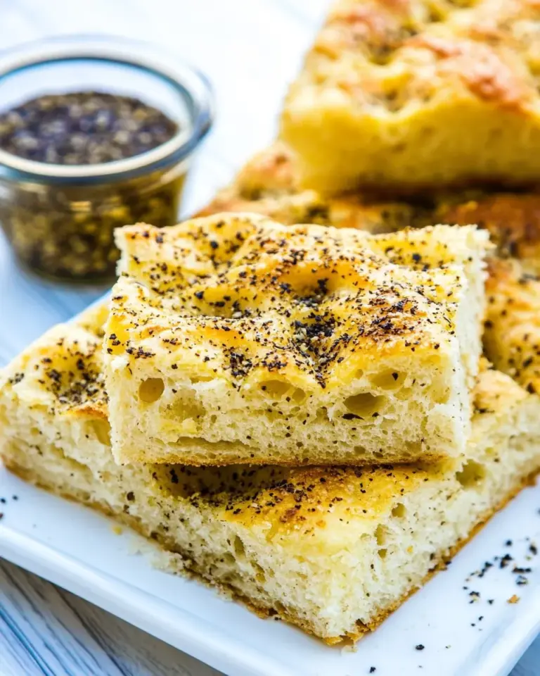 Homemade Focaccia Bread Recipe (no knead) photo