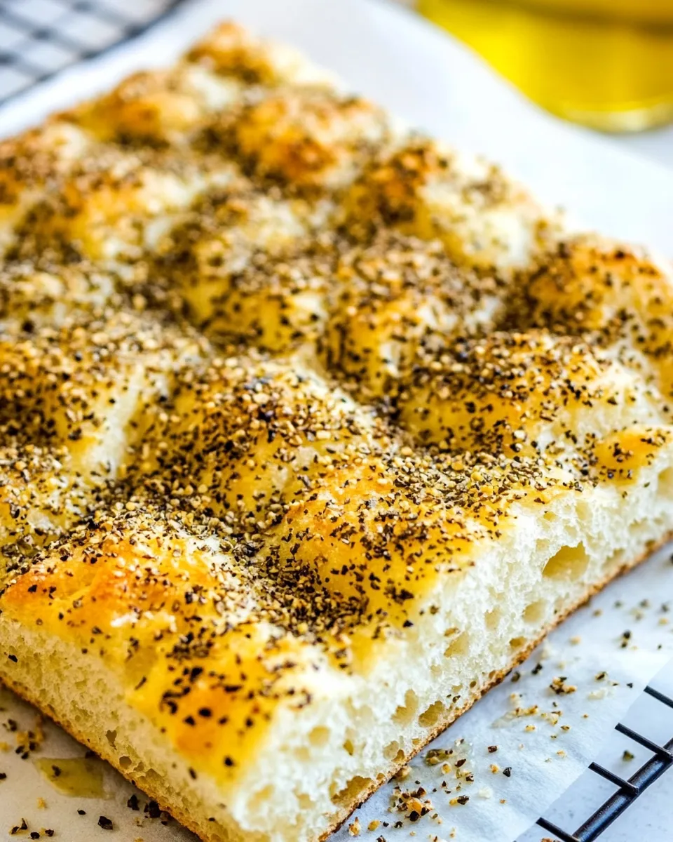 Easy Focaccia Bread Recipe (no knead) recipe photo