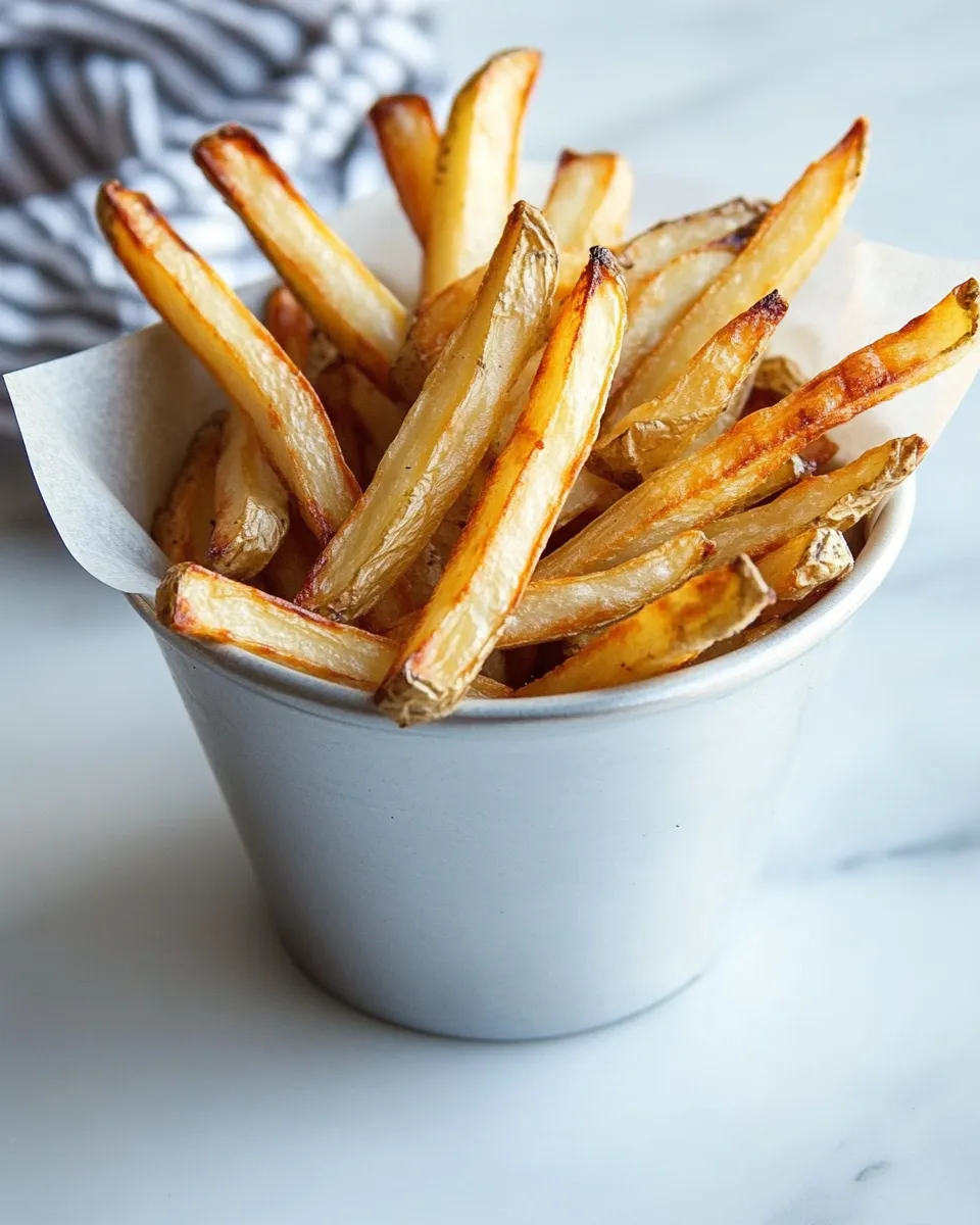 Easy French Fries Oven Baked food shot