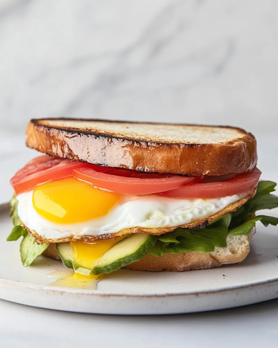 Easy Fried Egg Sandwich recipe photo