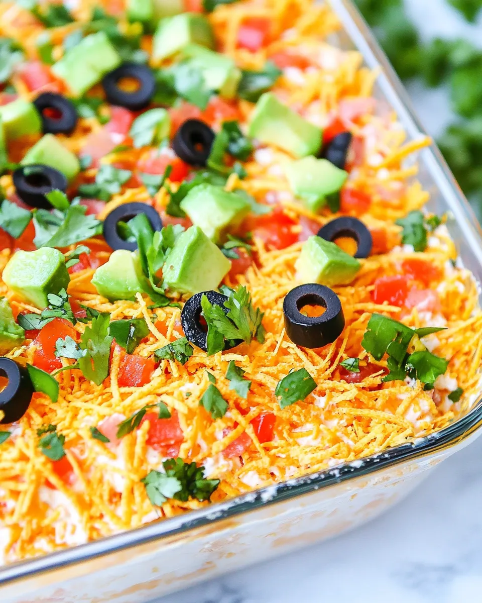 Classic Frito Lay Ultimate 7 Layer Dip: Party Perfection in Every Scoop dish photo