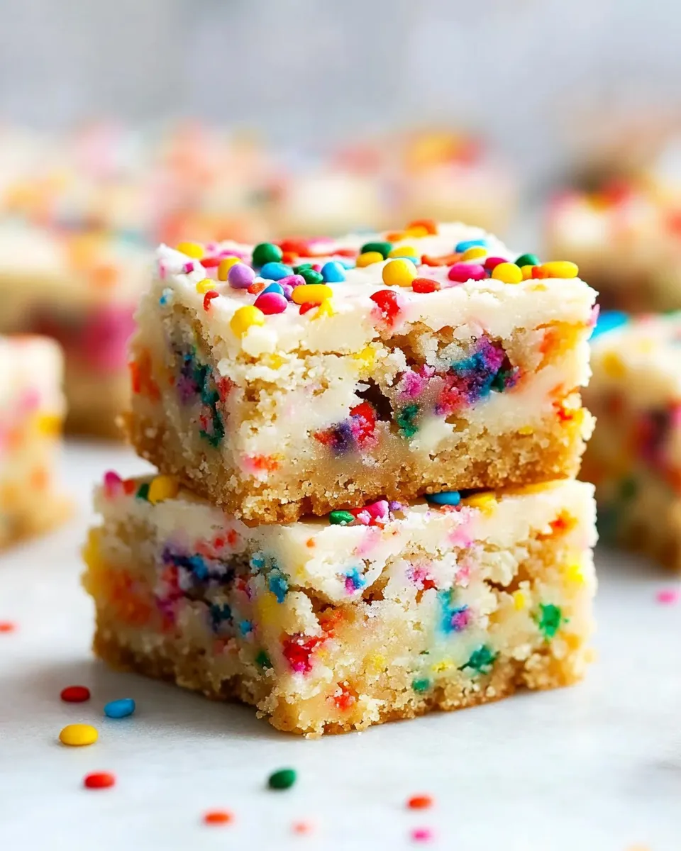 Classic Funfetti Blondies image