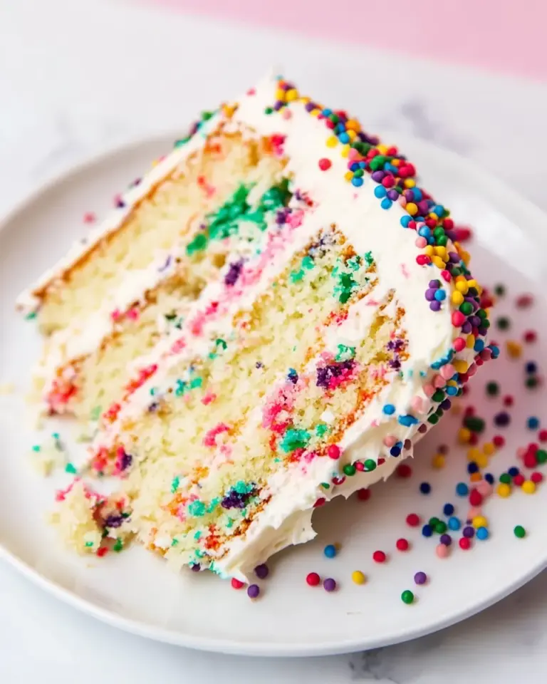 Homemade Funfetti Cake Recipe recipe photo