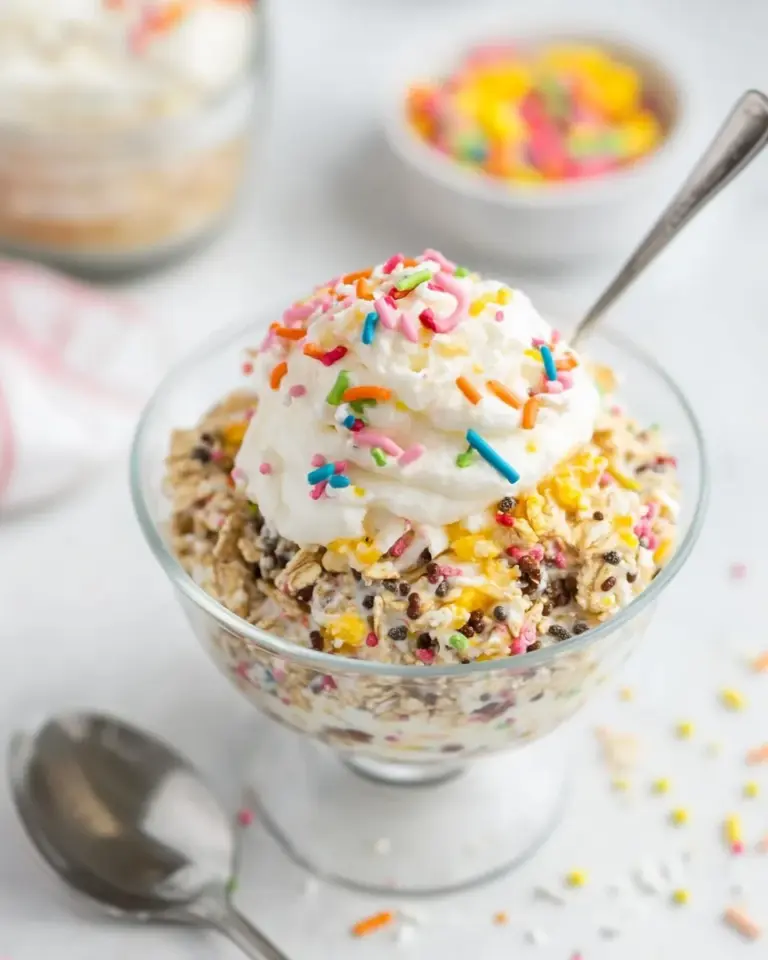 Homemade Funfetti Protein Overnight Oats photo