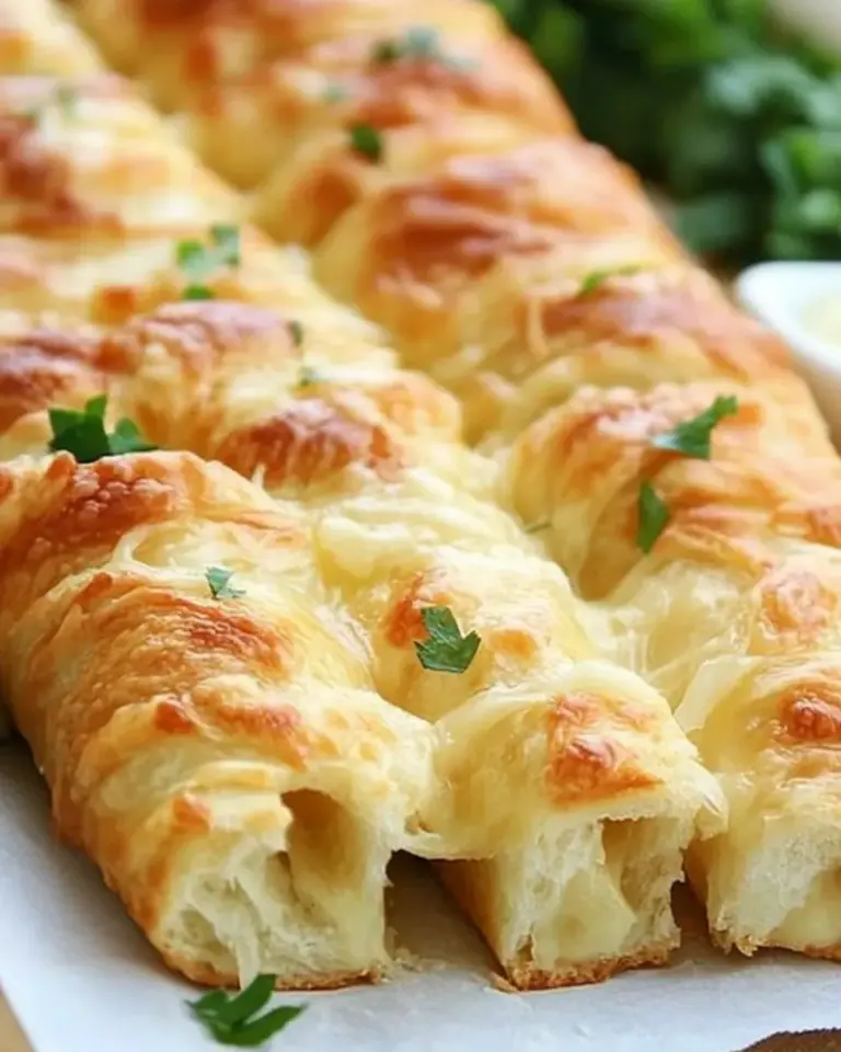 Homemade Garlic Butter Cheesy Breadsticks photo