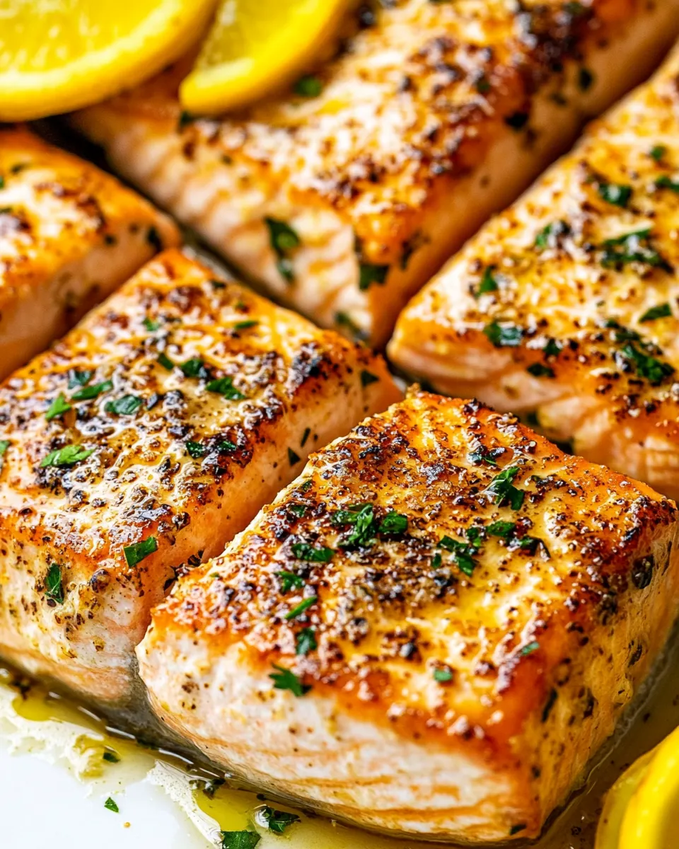 Homemade Garlic Butter Salmon photo