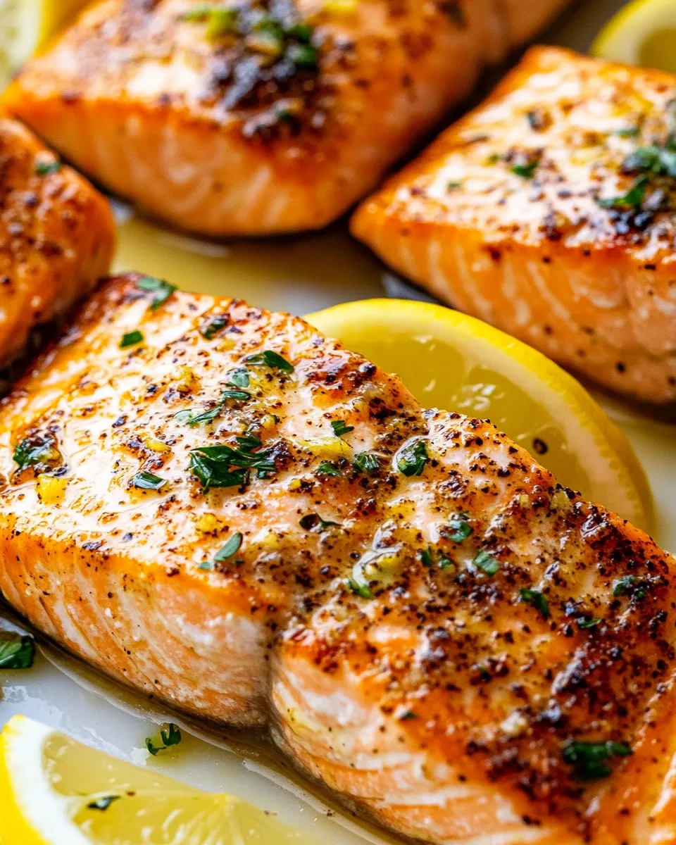 Classic Garlic Butter Salmon image