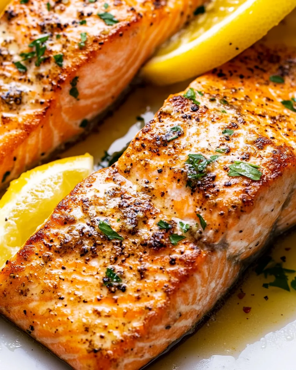 Delicious Garlic Butter Salmon dish photo