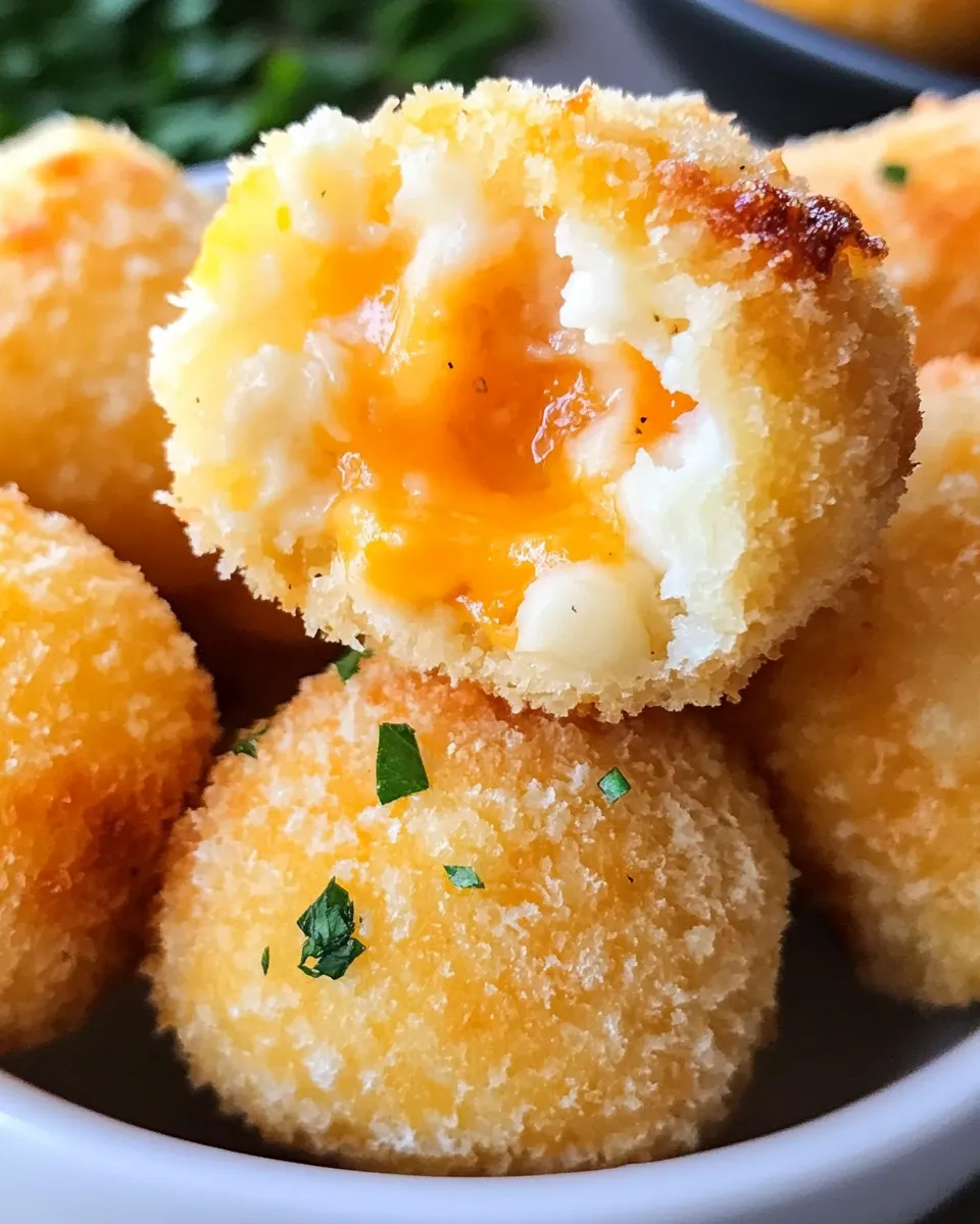 Delicious Garlic Cheddar Cheese Bombs dish photo