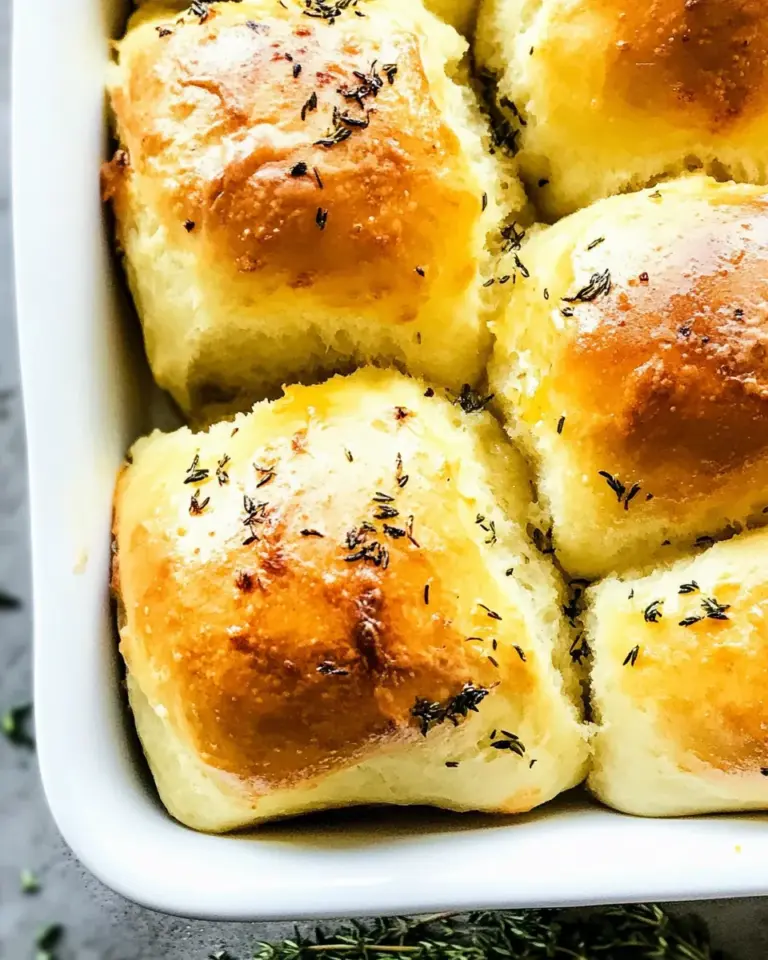 Homemade Garlic Herb Parker House Rolls recipe photo