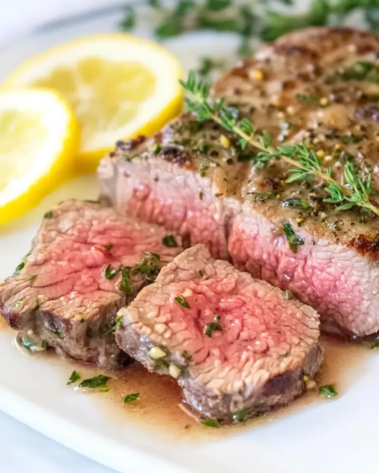 Delicious Garlic Herb Steak photo