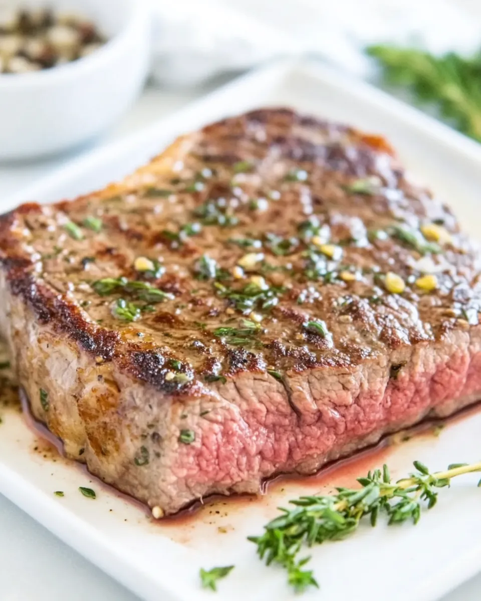 Classic Garlic Herb Steak dish photo