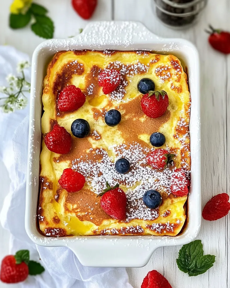 Classic German Pancakes dish photo