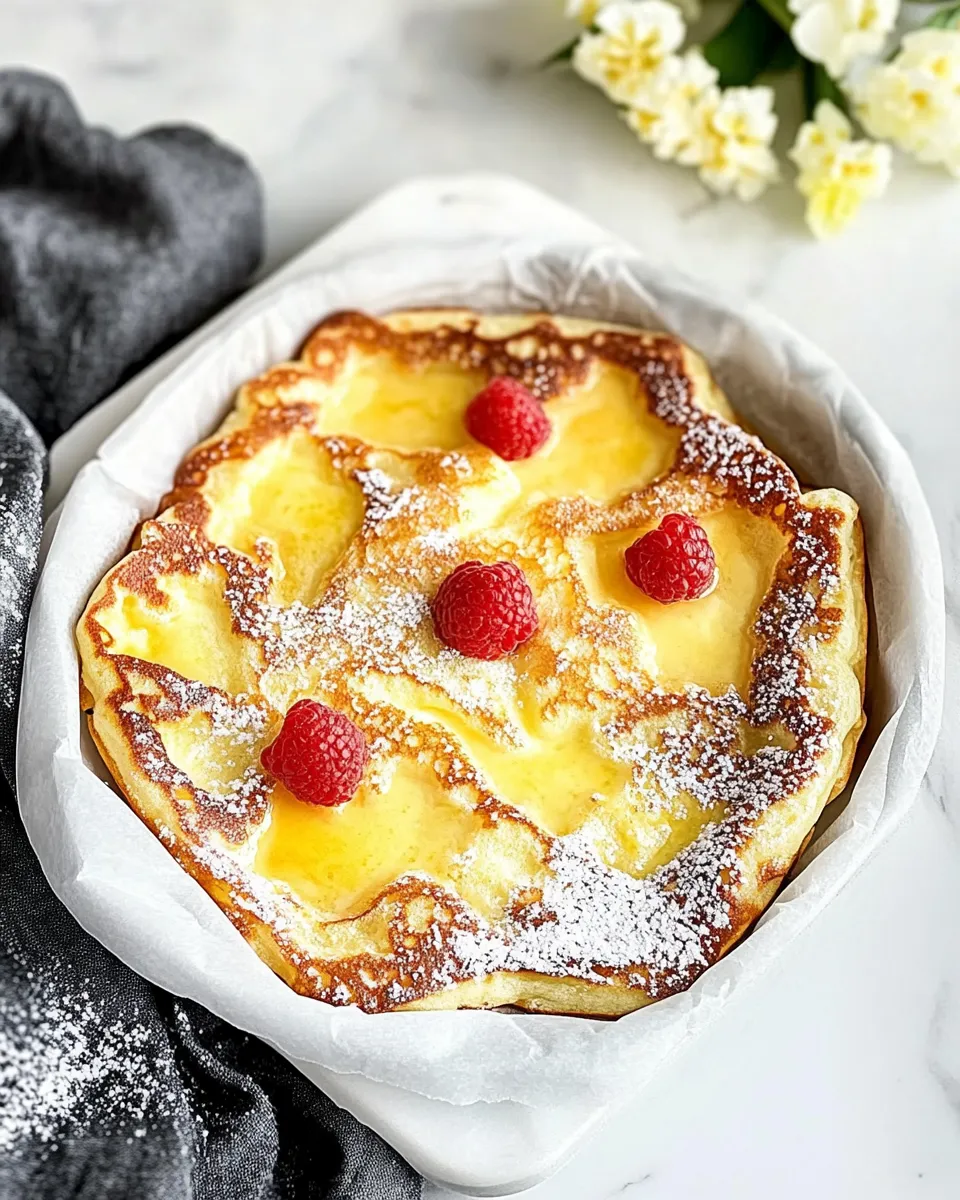 Easy German Pancakes food shot