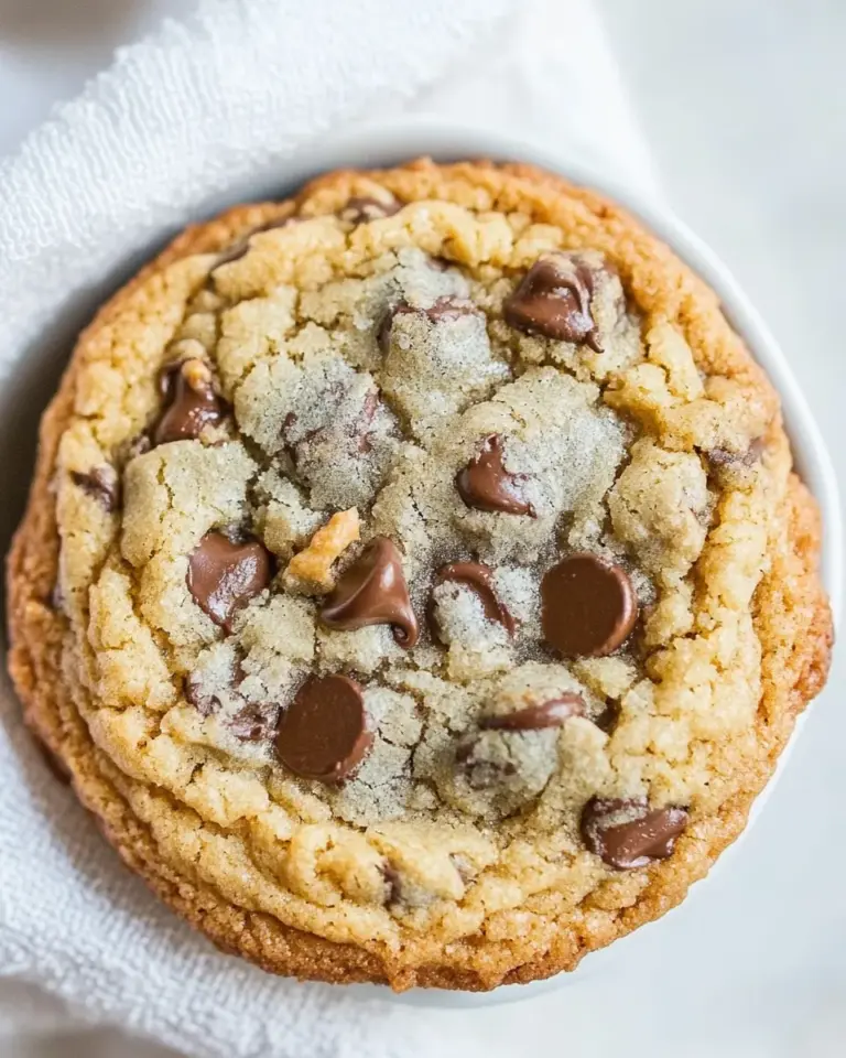 Homemade Giant Chewy Keto Chocolate Chip Cookies photo