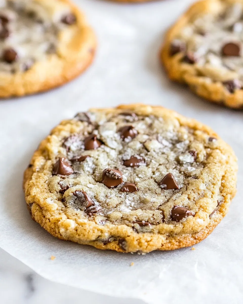Easy Giant Chewy Keto Chocolate Chip Cookies recipe image