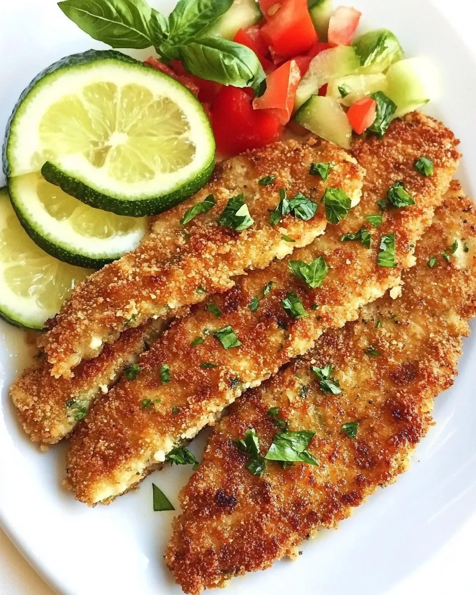 Classic Gluten Free Chicken Schnitzel dish photo