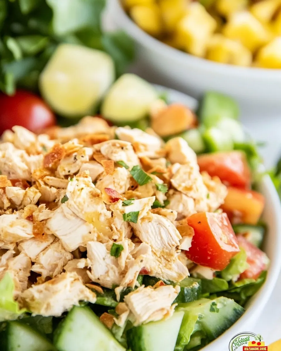 Delicious Golden Chicken Salad image