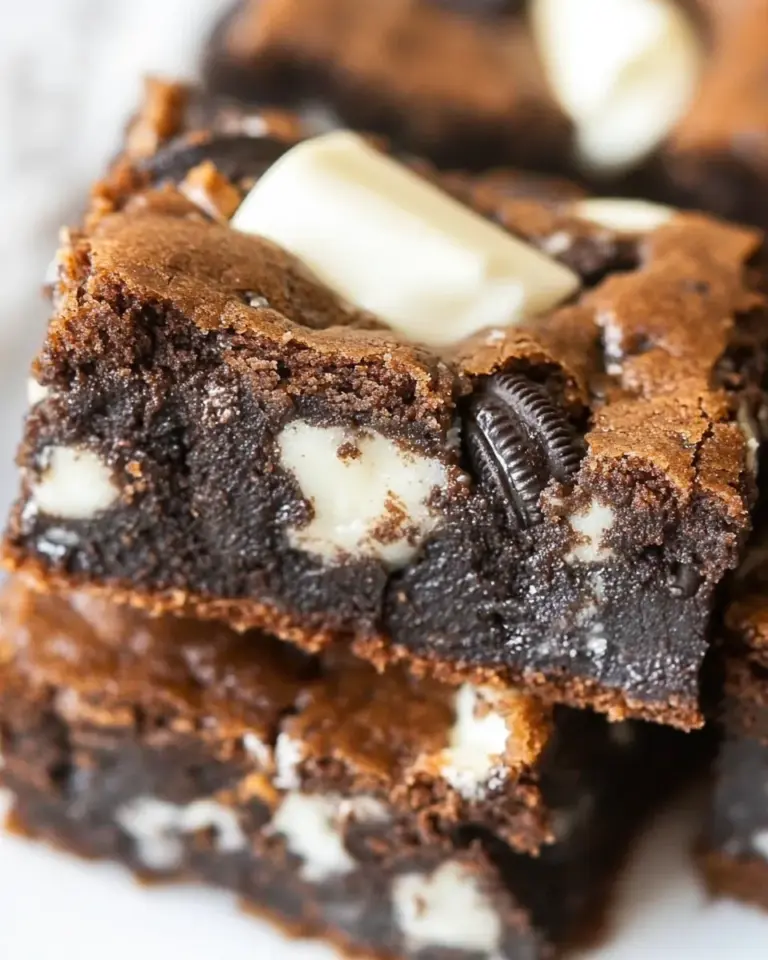 Homemade Gooey Oreo Cookie Bars photo