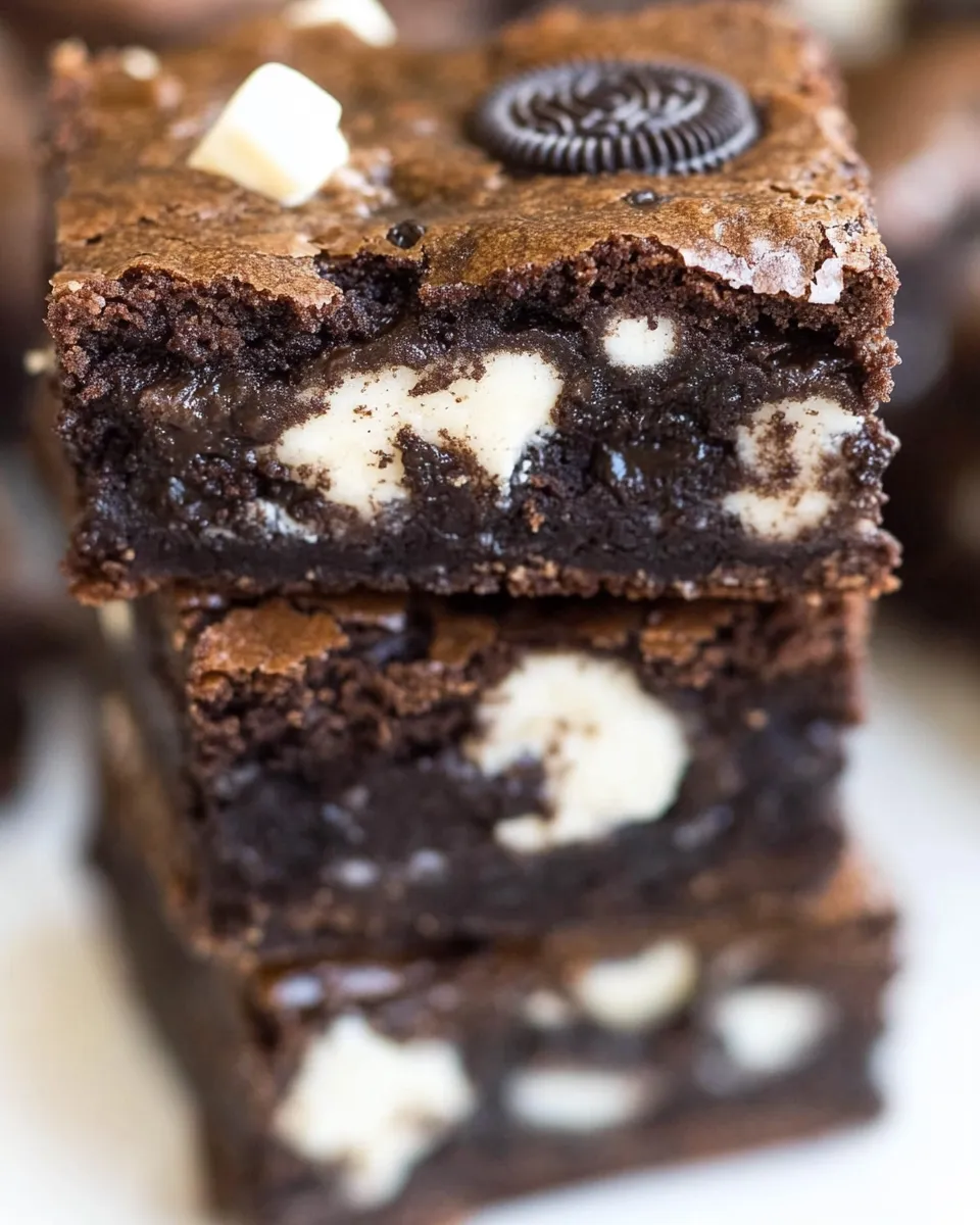 Delicious Gooey Oreo Cookie Bars dish photo