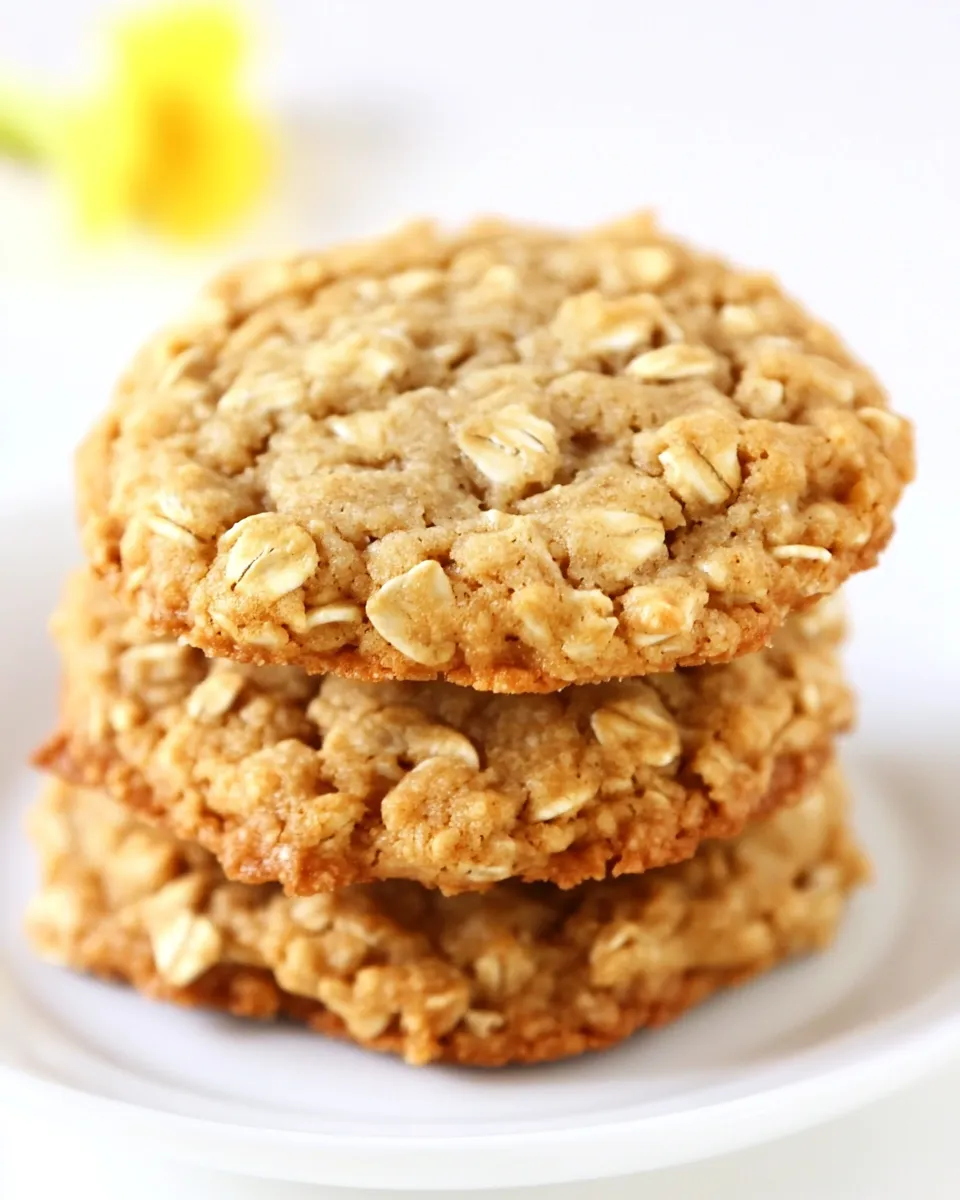 Homemade Grandmas Oatmeal Cookies photo