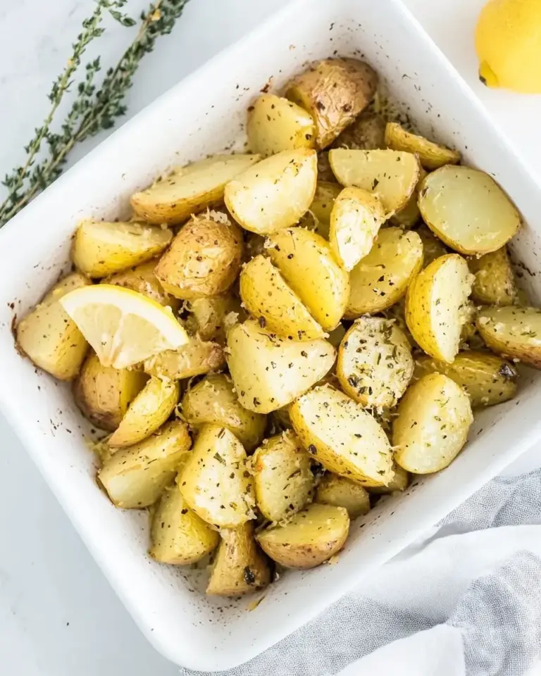 Homemade Greek Lemon Potatoes (Oven Roasted) photo