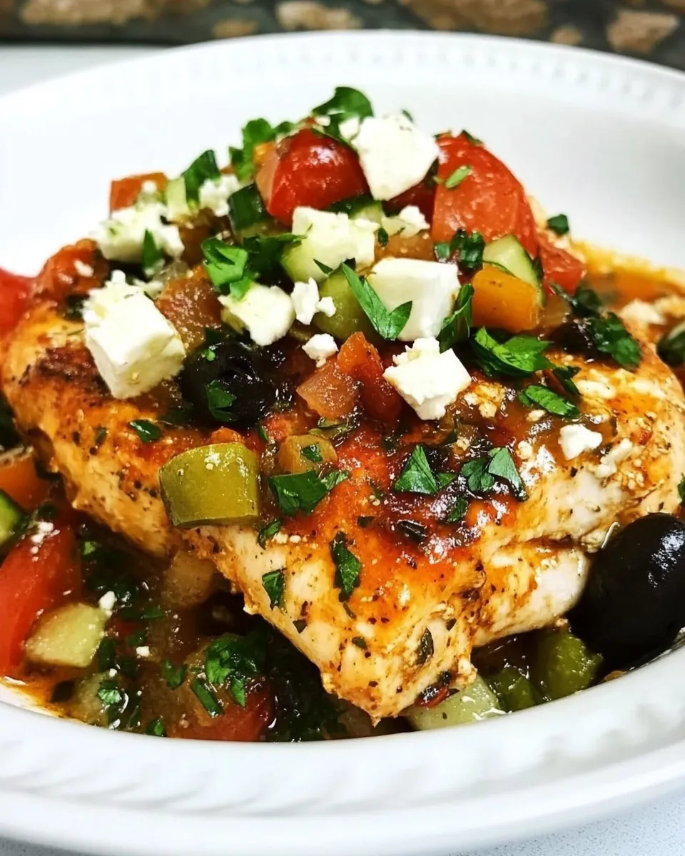 Classic Greek Skillet Chicken recipe image