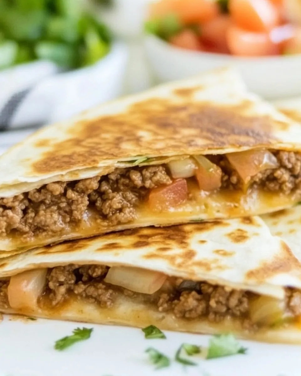 Classic Ground Beef Quesadillas image